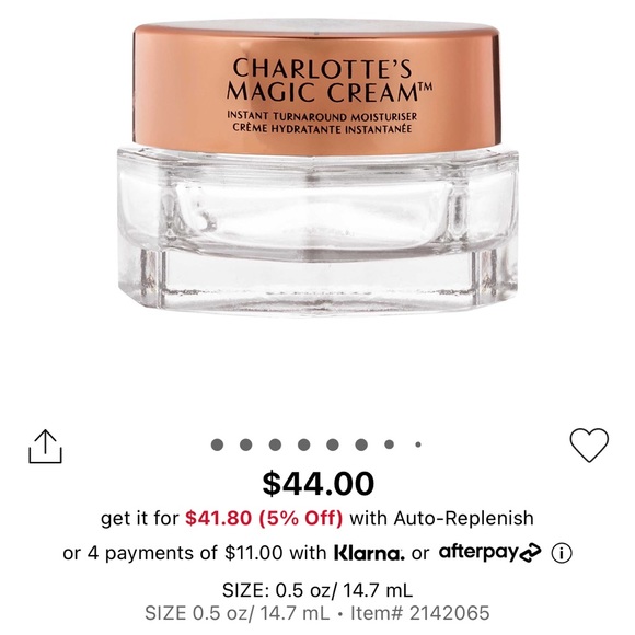 💕2/$30 - Mini Charlotte’s Magic Cream - Picture 4 of 5